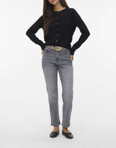 VERO MODA VMSABA PLAIN LS O-NECK CARDIGAN NOOS