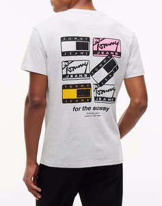 TOMMY JEANS TJM REG NYC NOVELTY TEE EXT