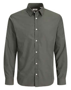 JACK&JONES JREBGAVIN SOLID SHIRT LS NOOS
