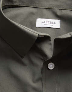 JACK&JONES JREBGAVIN SOLID SHIRT LS NOOS