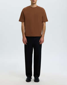 SELECTED SLMLOOSEOSCAR SS O-NECK TEE NOOS