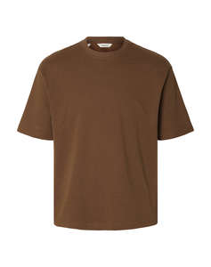 SELECTED SLMLOOSEOSCAR SS O-NECK TEE NOOS