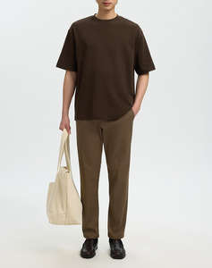 SELECTED SLMLOOSEOSCAR SS O-NECK TEE NOOS