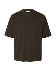 SELECTED SLMLOOSEOSCAR SS O-NECK TEE NOOS