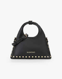VALENTINO ЧАНТА 100%ПОЛИУРЕТАН ИТАЛИЯ NERO 1SZ
