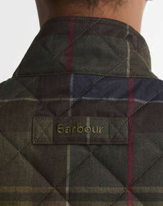 BARBOUR BARBOUR ICONS TARTAN LOWERDALE QUILTED GILET