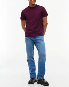 TOMMY JEANS TJM SLIM LINEAR CHEST TEE EXT