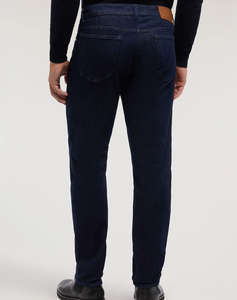 TRUSSARDI 5 POCKET 370 CLOSE - BLUE DENIM RINSE