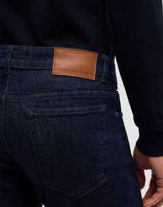 TRUSSARDI 5 POCKET 370 CLOSE - BLUE DENIM RINSE