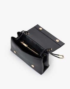 VALENTINO ЧАНТА 100%ПОЛИУРЕТАН ИТАЛИЯ NERO 1SZ