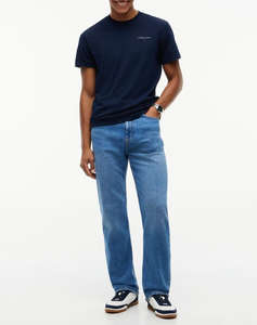 TOMMY JEANS TJM SLIM LINEAR CHEST TEE EXT