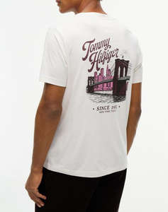 TOMMY HILFIGER IC GRAPHIC BACK PRINT TEE