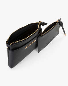 VALENTINO ПОРТФЕЙЛ 100%ПОЛИУРЕТАН ИТАЛИЯ NERO 1SZ