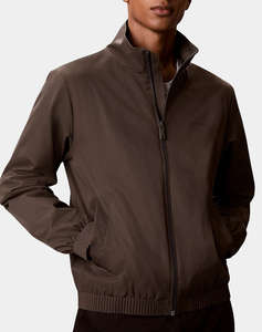 CALVIN KLEIN LS NYLON STAND COLLAR WINDBREAKE