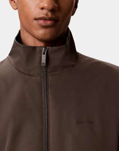 CALVIN KLEIN LS NYLON STAND COLLAR WINDBREAKE