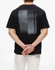 KARL LAGERFELD KLJ RELAXED GRADIENT LOGO TEE