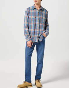 WRANGLER TEXAS SLIM RIDGE WASH