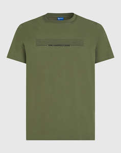 KARL LAGERFELD JEANS KLJ SLIM STRIPES LOGO TEE