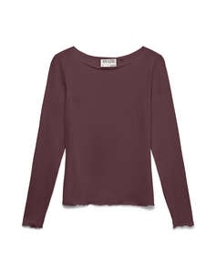 AWARE BY VERO MODA AWGLESHA LS BOATNECK TOP NOOS