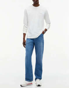 TOMMY JEANS TJM SLIM CHEST LINEAR LS TEE EXT