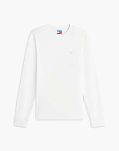 TOMMY JEANS TJM SLIM CHEST LINEAR LS TEE EXT