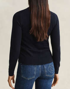 GANT ПУЛОВЕР С ДЪЛЪГ РЪКАВ WOOL COTTON TURTLENECK
