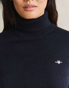 GANT ПУЛОВЕР С ДЪЛЪГ РЪКАВ WOOL COTTON TURTLENECK