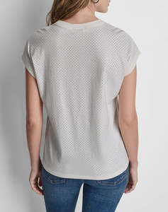 DKNY DJ6T1772 ТЕНИСКА С КЪС РЪКАВ DKNY
