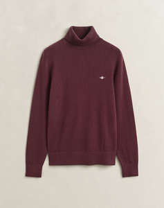 GANT ПУЛОВЕР С ДЪЛЪГ РЪКАВ WOOL COTTON TURTLENECK