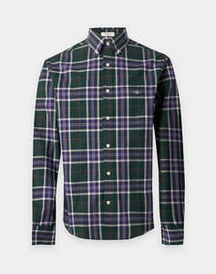GANT РИЗА С ДЪЛЪГ РЪКАВ REG POPLIN CHECK SHIRT