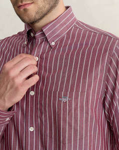 GANT РИЗА С ДЪЛГИ РЪКАВИ REG CLASSIC POPLIN STRIPE SHIRT