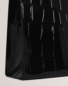 TED BAKER VANNDA Croc Effect Large Icon Bag