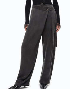 PINKO PESCE PANTALONE TWILL MANO PES