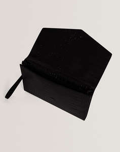 TED BAKER WESSLIE Croc Effect Icon Envelope Pouch