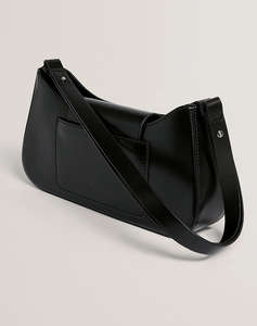 TED BAKER CURLO Leather Bow Detail Elongated Shoulder Ba