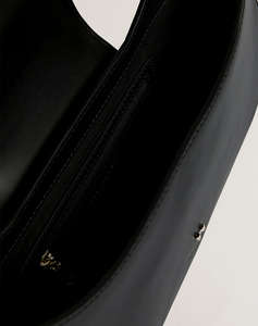 TED BAKER CURLO Leather Bow Detail Elongated Shoulder Ba