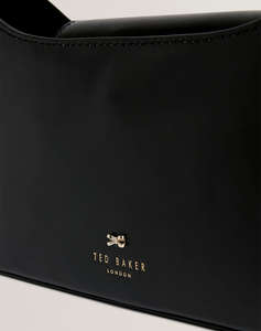 TED BAKER CURLO Leather Bow Detail Elongated Shoulder Ba