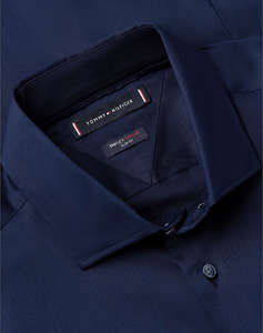 TOMMY HILFIGER DC FLEX COLLAR SOLID SHIRT