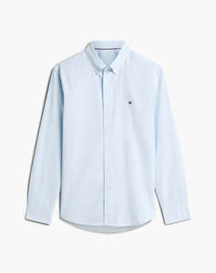 TOMMY HILFIGER FLEX POPLIN GINGHAM RF SHIRT