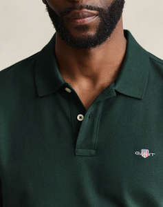 GANT БЛУЗА С ДЪЛГИ РЪКАВИ REG SHIELD LS PIQUE RUGGER