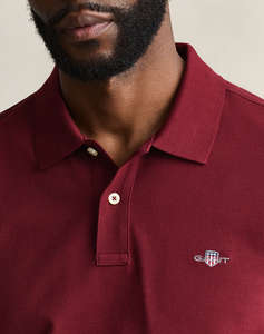 GANT БЛУЗА С ДЪЛГИ РЪКАВИ REG SHIELD LS PIQUE RUGGER