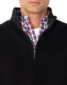 THE BOSTONIANS ПАМУЧЕН СУИТШЪР HALF ZIP REGULAR FIT