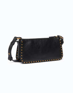 PINKO HALF MOON HORIZONTAL MINI STUD