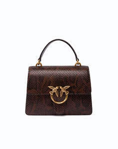 PINKO LOVE ONE TOP HANDLE MINI LIGHT
