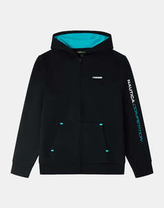 NAUTICA ЖИЛЕТКА СУИТШЪРТ ДЪЛЪГ РЪКАВ Bogata FZ Hoody
