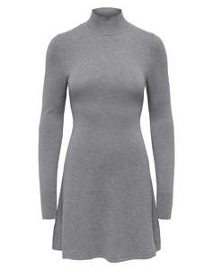 ONLY ONLKATTIE LS HIGHNECK DRESS KNT