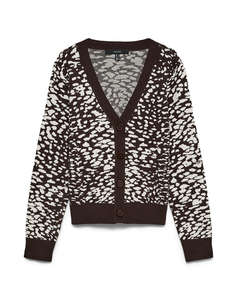VERO MODA VMARIA ART LS V-NECK CARDIGAN REP