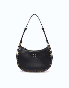 PINKO HALF MOON MINI STUDS VITELLO N