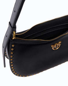 PINKO HALF MOON MINI STUDS VITELLO N