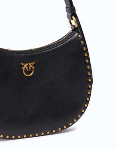 PINKO HALF MOON MINI STUDS VITELLO N
